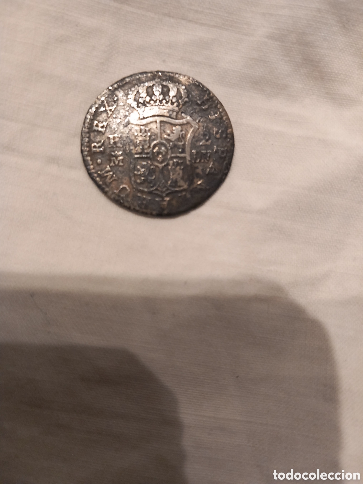 Material numism&aacute;tico: Lote 6 monedas antiguas de plata - Foto 7