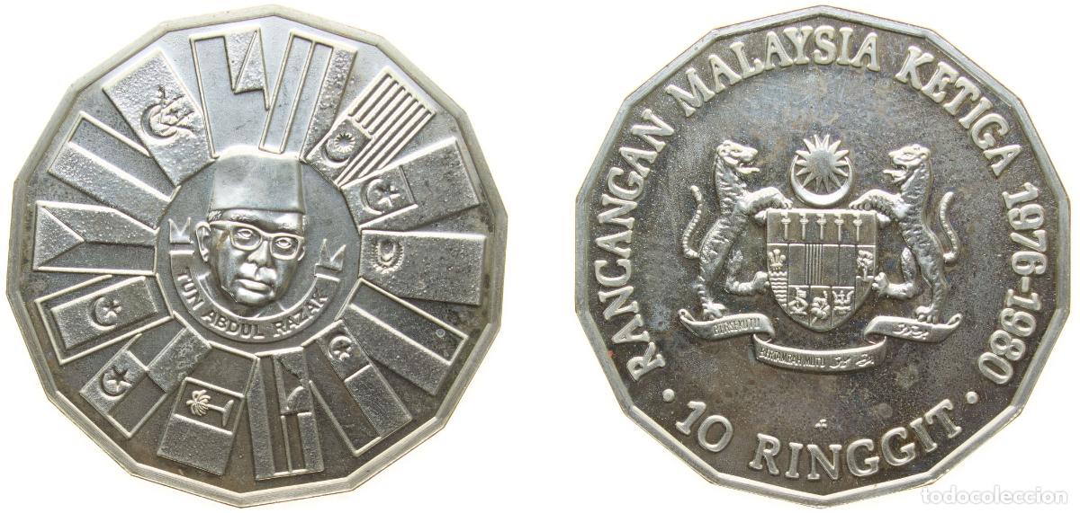 Material numism&aacute;tico: Malaysia Constitutional Monarchy 1976 FM 10 Ringgit - (3rd Malaysian Plan) Silver (.925) (200000) 1 - Foto 1