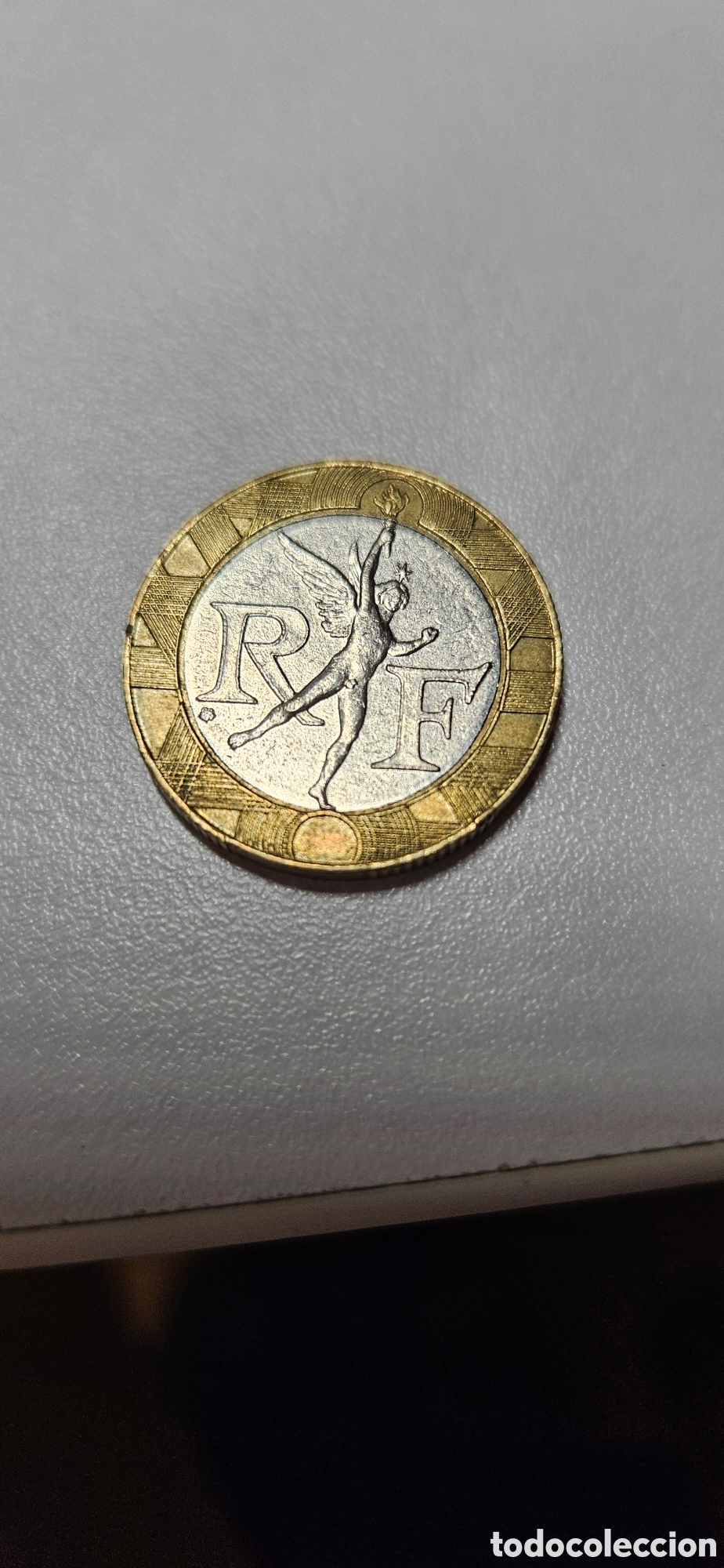 Material numism&aacute;tico: Moneda 10 francos franceses 1991 - Foto 2