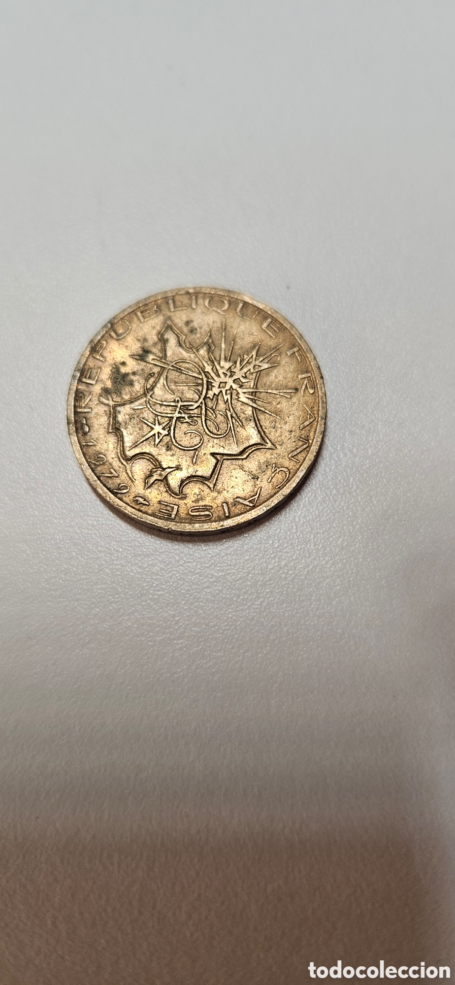 Material numism&aacute;tico: Moneda de 10 francos franceses de 1979 - Foto 1