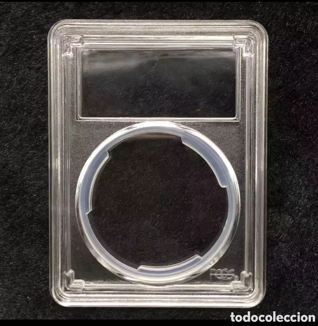 Material numism&aacute;tico: Caja cuero para monedas capuslas PCGS. NUEVA - Foto 7