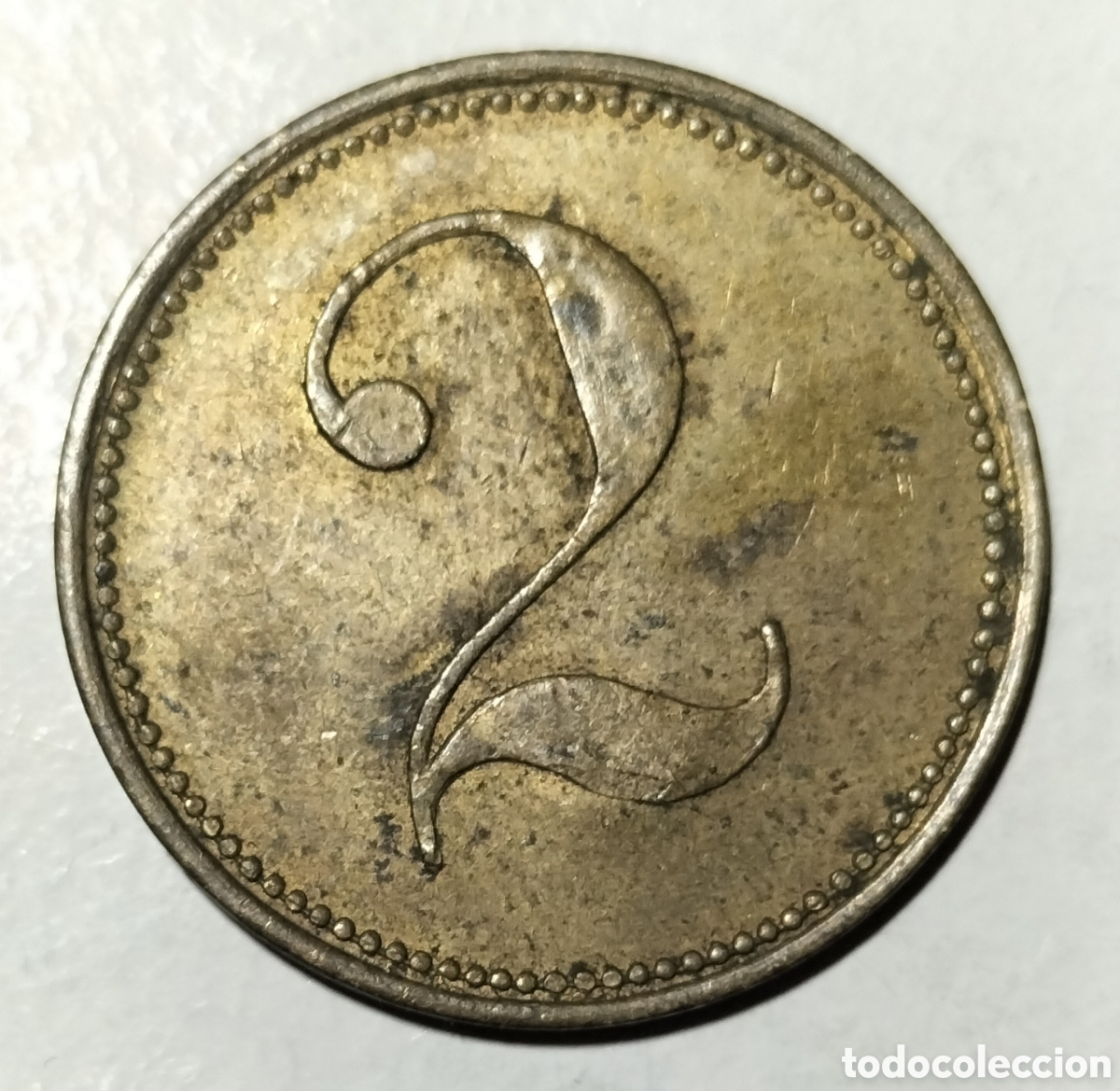 Material numism&aacute;tico: Ficha valor Alemania - Foto 2