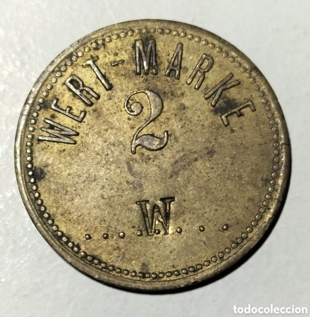 Material numism&aacute;tico: Ficha valor Alemania - Foto 1