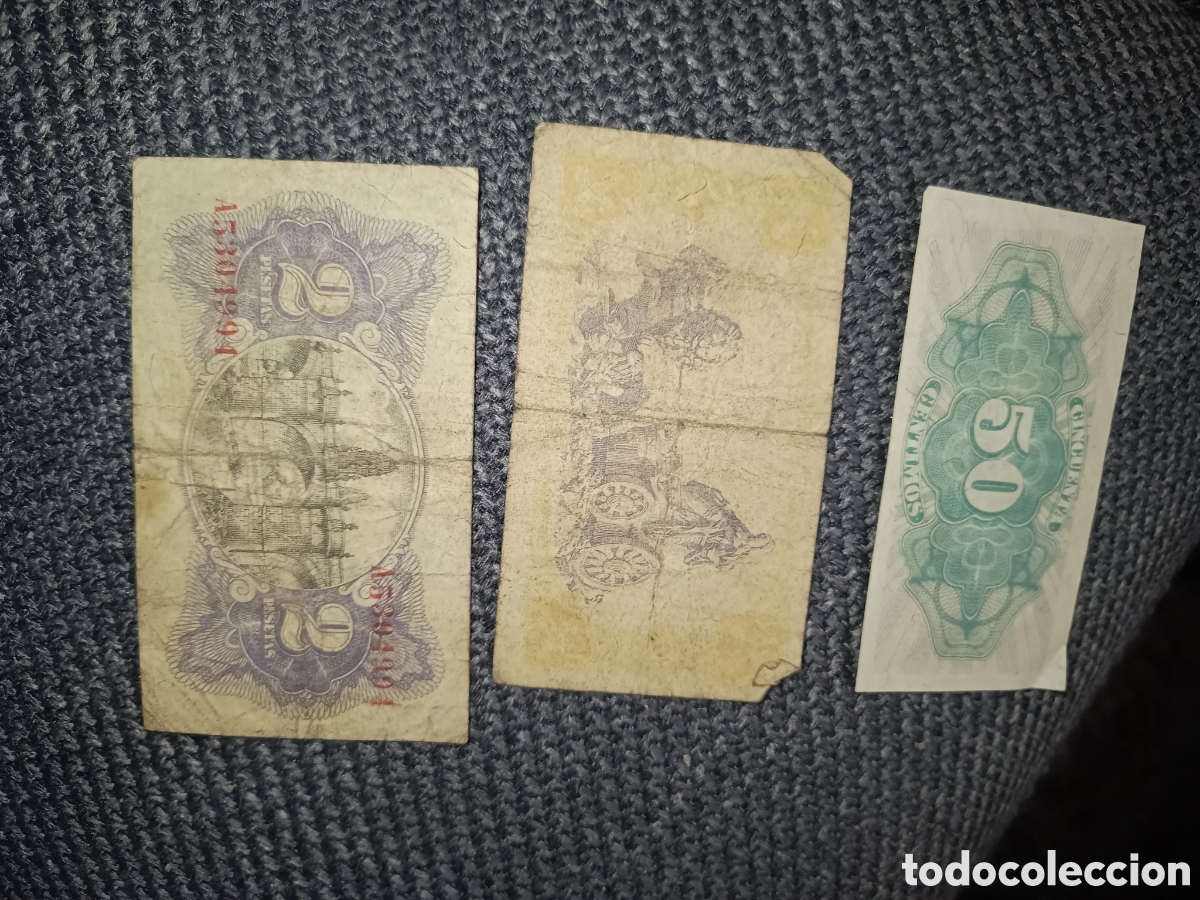 Material numism&aacute;tico: Billetes de la rep&uacute;blica espa&ntilde;ola - Foto 2