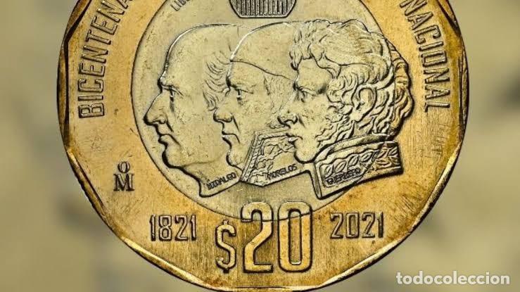 Material numism&aacute;tico: Monedas conmemorativas 20 pesos - Foto 1