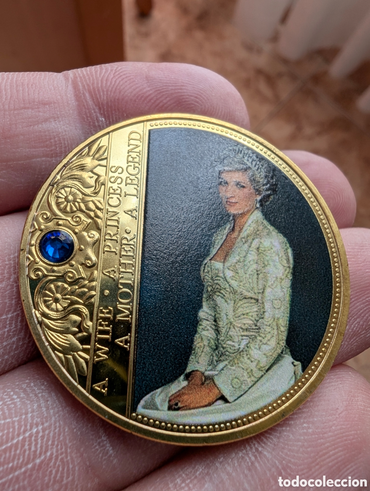 Material numism&aacute;tico: Moneda Commemorativa Princesa Diana - Foto 4