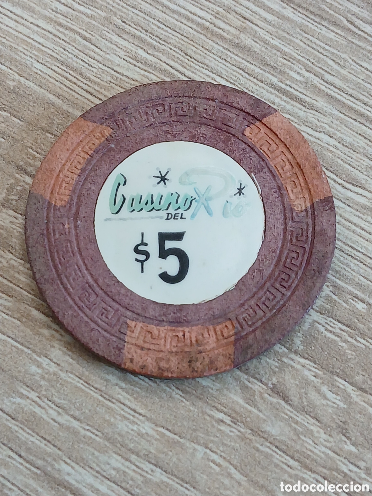 Material numism&aacute;tico: L68TK20.Ficha Cuba Casino del R&iacute;o - Foto 2