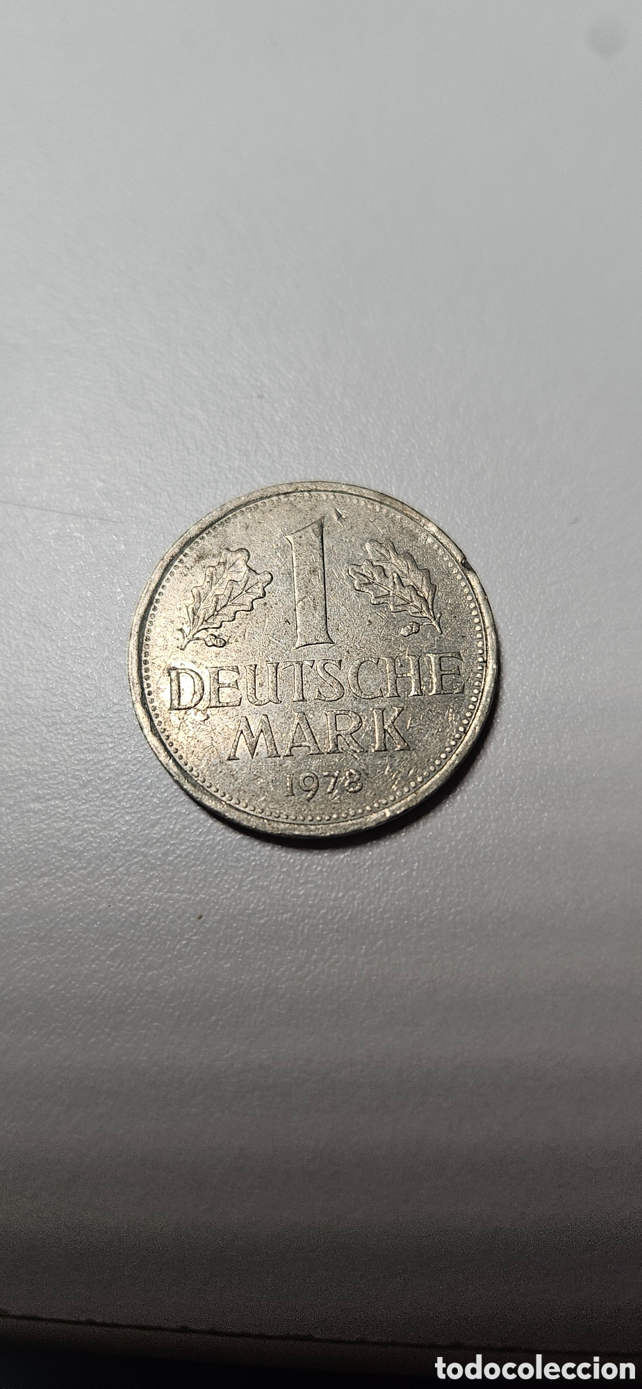 Material numism&aacute;tico: Moneda de 1 Marco Aleman de 1978 - Foto 2