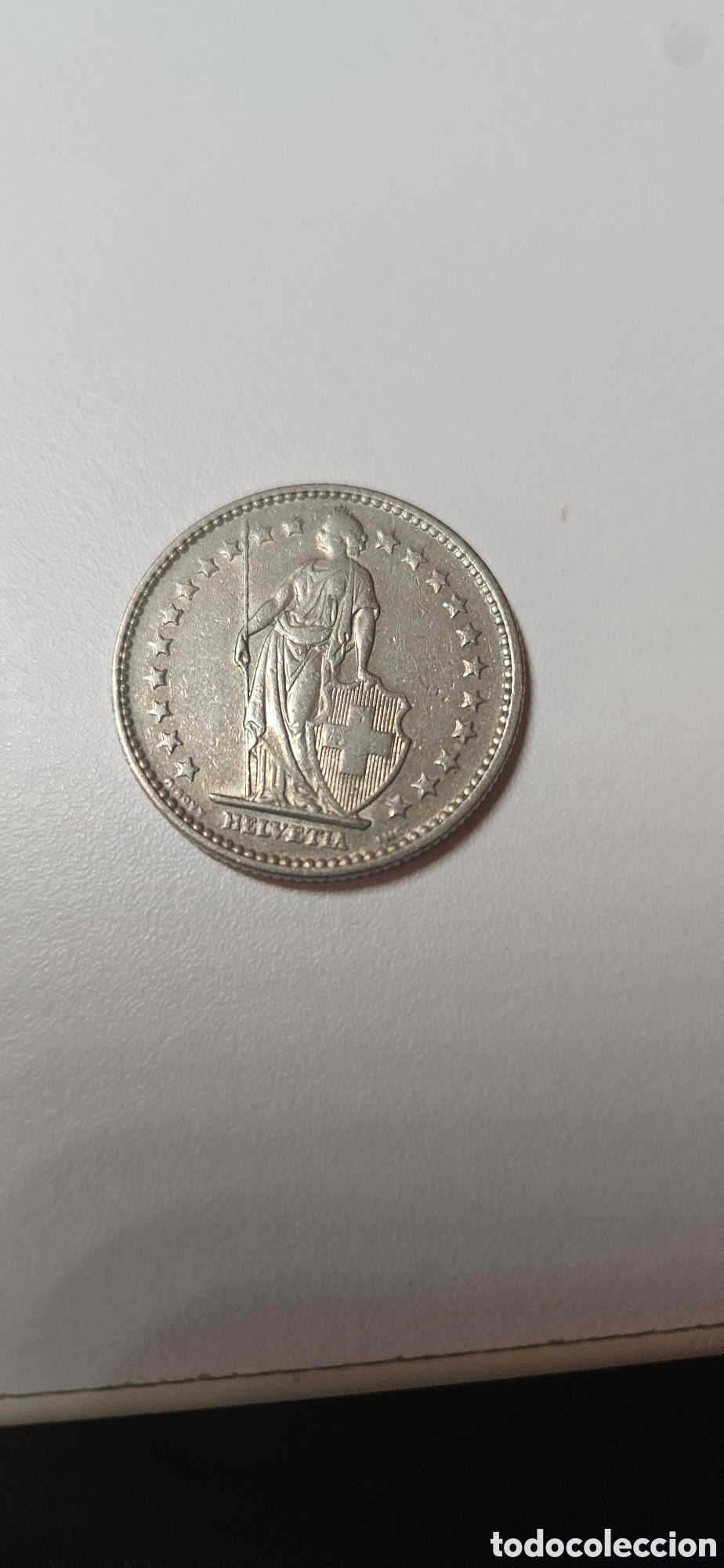 Material numism&aacute;tico: Moneda de 2 Frsncos Suiza 1968 - Foto 1