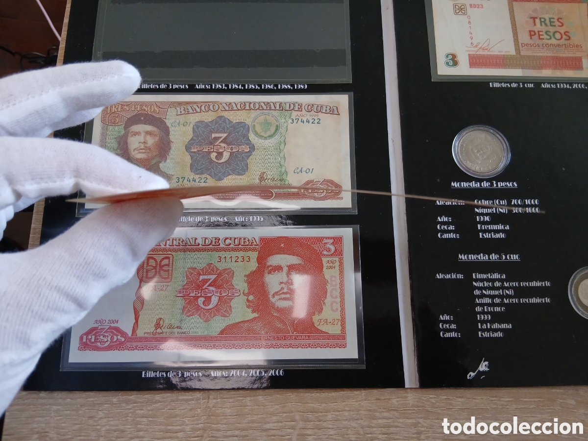 Material numism&aacute;tico: L81M10.LIBRO CUB El Che en la Numismatica - Foto 5