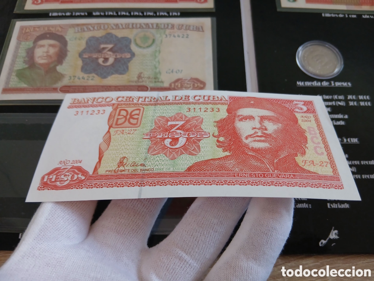 Material numism&aacute;tico: L81M10.LIBRO CUB El Che en la Numismatica - Foto 9