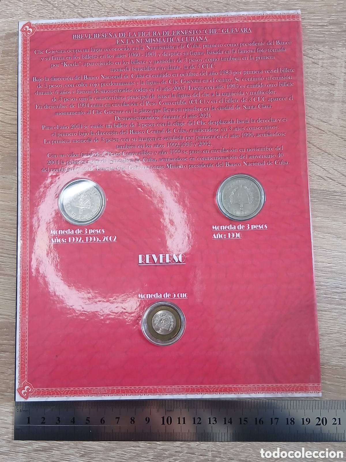 Material numism&aacute;tico: L81M10.LIBRO CUB El Che en la Numismatica - Foto 20