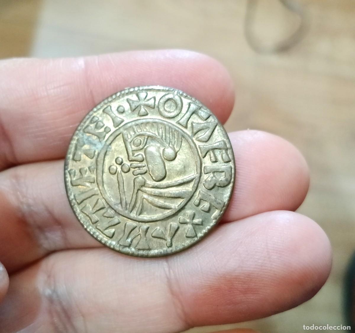 Material numism&aacute;tico: R&eacute;plica de moneda Vikinga. Noruega. Token. Jet&oacute;n. - Foto 2