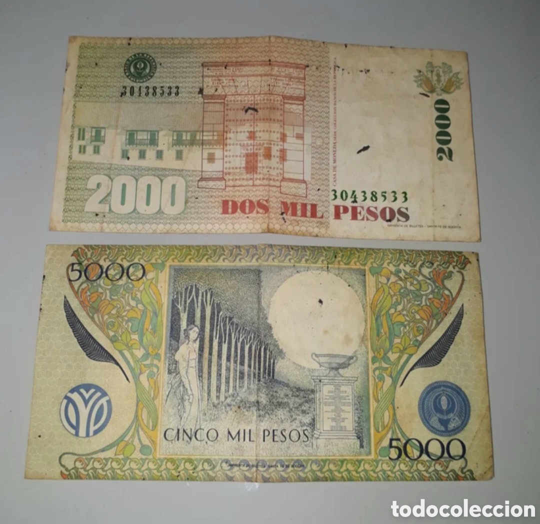 Material numism&aacute;tico: Pesos Colombianos A&ntilde;o 1997. - Foto 2