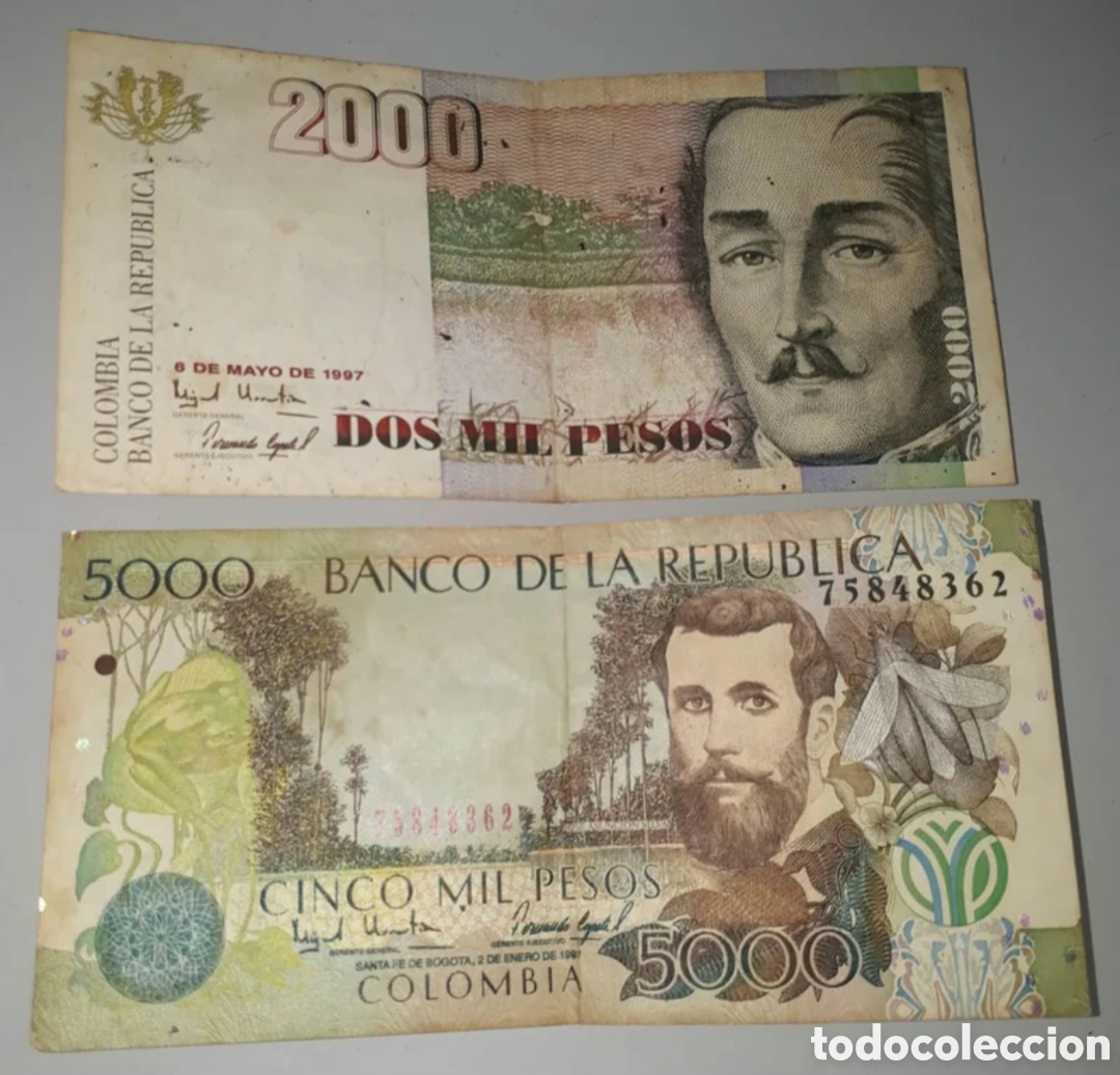 Material numism&aacute;tico: Pesos Colombianos A&ntilde;o 1997. - Foto 1