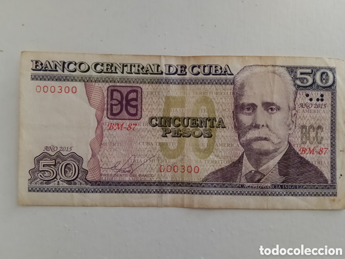 Material numism&aacute;tico: Billete de 50 pesos 2015 casi s&oacute;lido - Foto 1