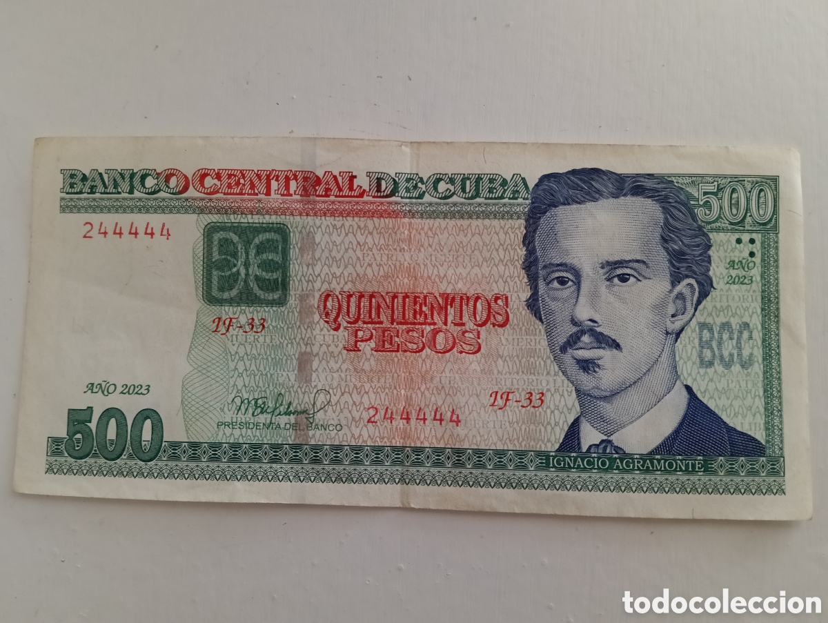 Material numism&aacute;tico: Billete de cuba 2023 , casi s&oacute;lido - Foto 1