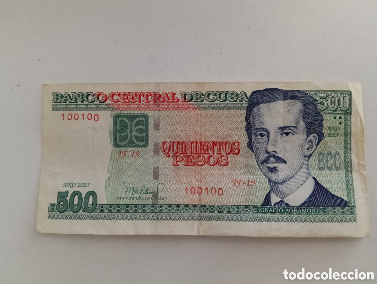 Material numism&aacute;tico: Billete de 500 pesos , Cuba - Foto 1