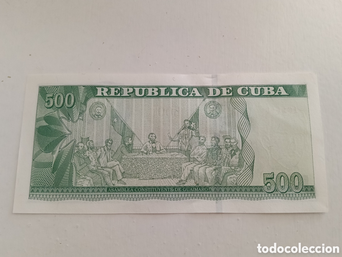 Material numism&aacute;tico: Billete 500 Pesos Cuba 2024 Ignacio Agramonte - Foto 2