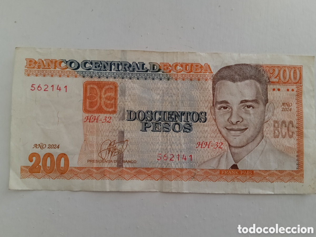 Material numism&aacute;tico: Billete de 200 pesos con error de impresi&oacute;n - Foto 1