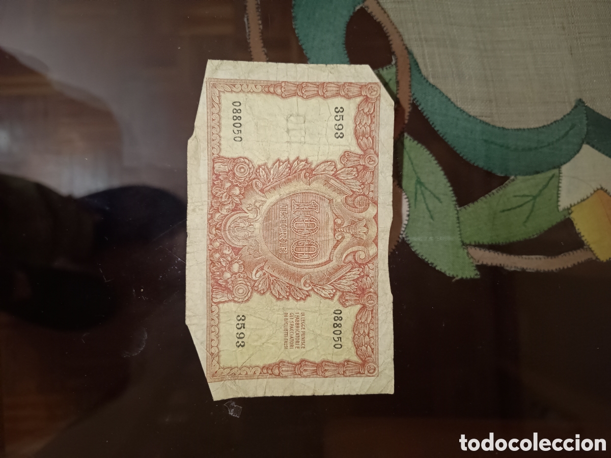 Material numism&aacute;tico: Billete de la rep&uacute;blica italiana - Foto 2