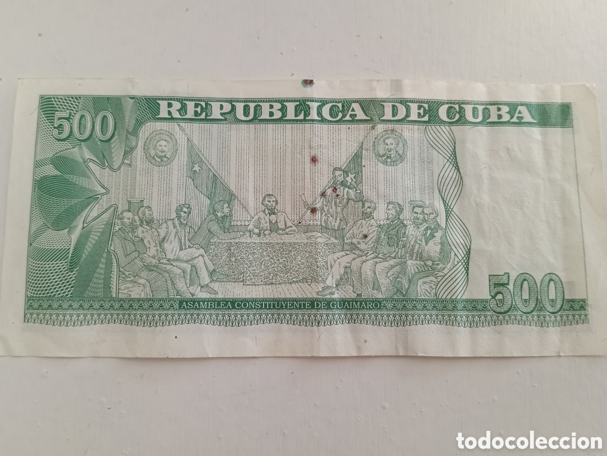 Material numism&aacute;tico: Billete de 500 pesos 2024 Cuba, - Foto 2