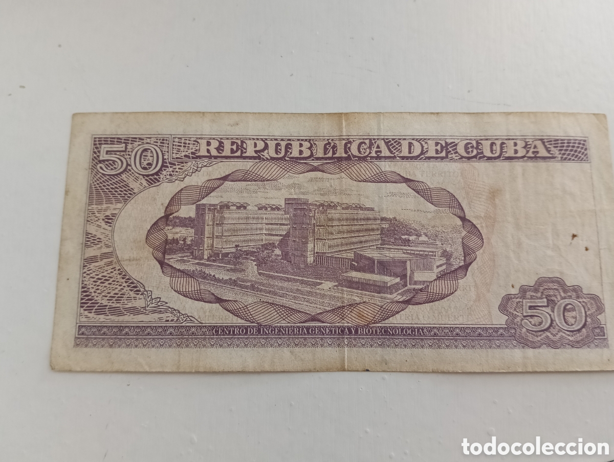 Material numism&aacute;tico: Billete de 50 pesos Cuba - Foto 2