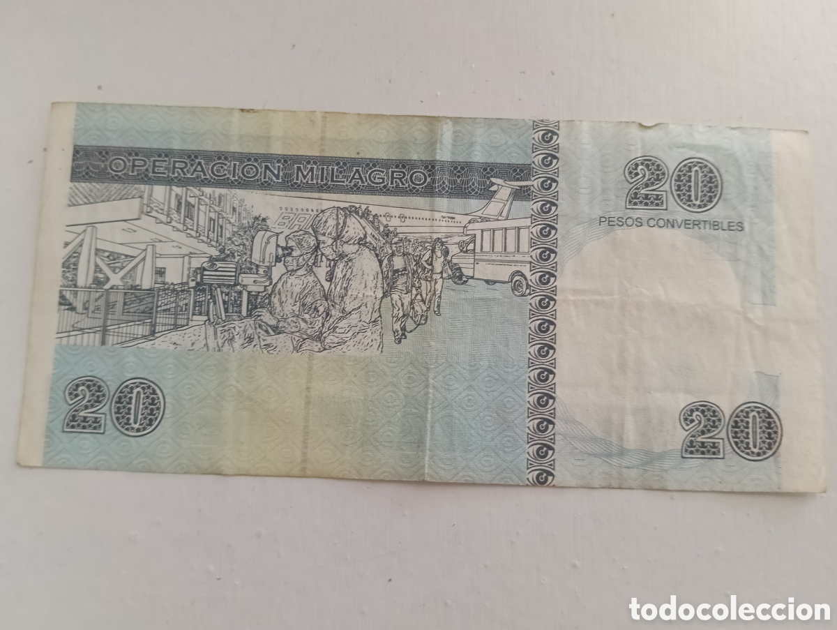 Material numism&aacute;tico: Billete de 20 CUC a&ntilde;o 2008 Cuba - Foto 2