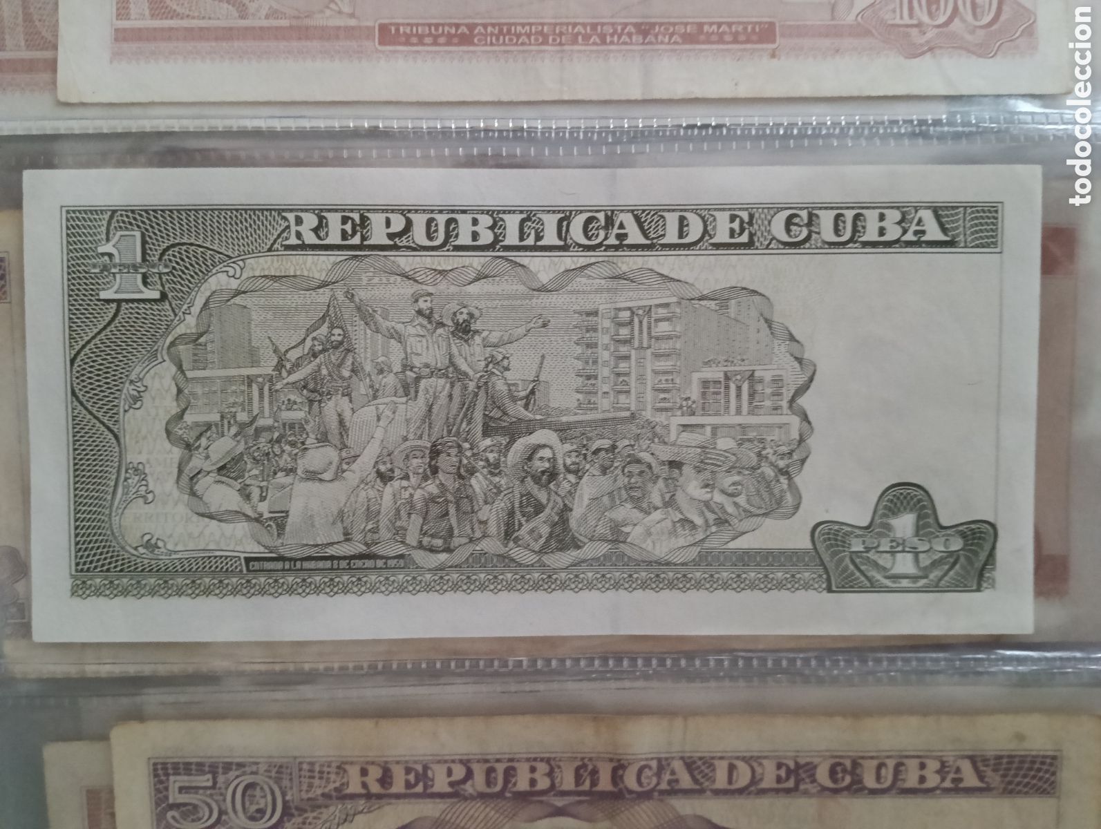 Material numism&aacute;tico: Billete de un peso cuba 2017 - Foto 2