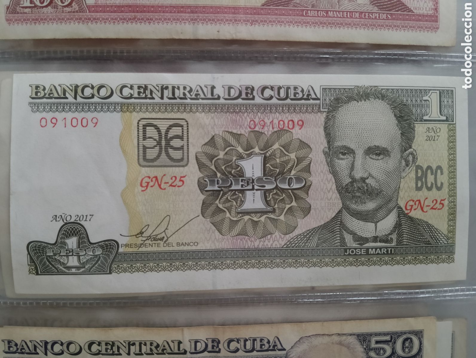 Material numism&aacute;tico: Billete de un peso cuba 2017 - Foto 1