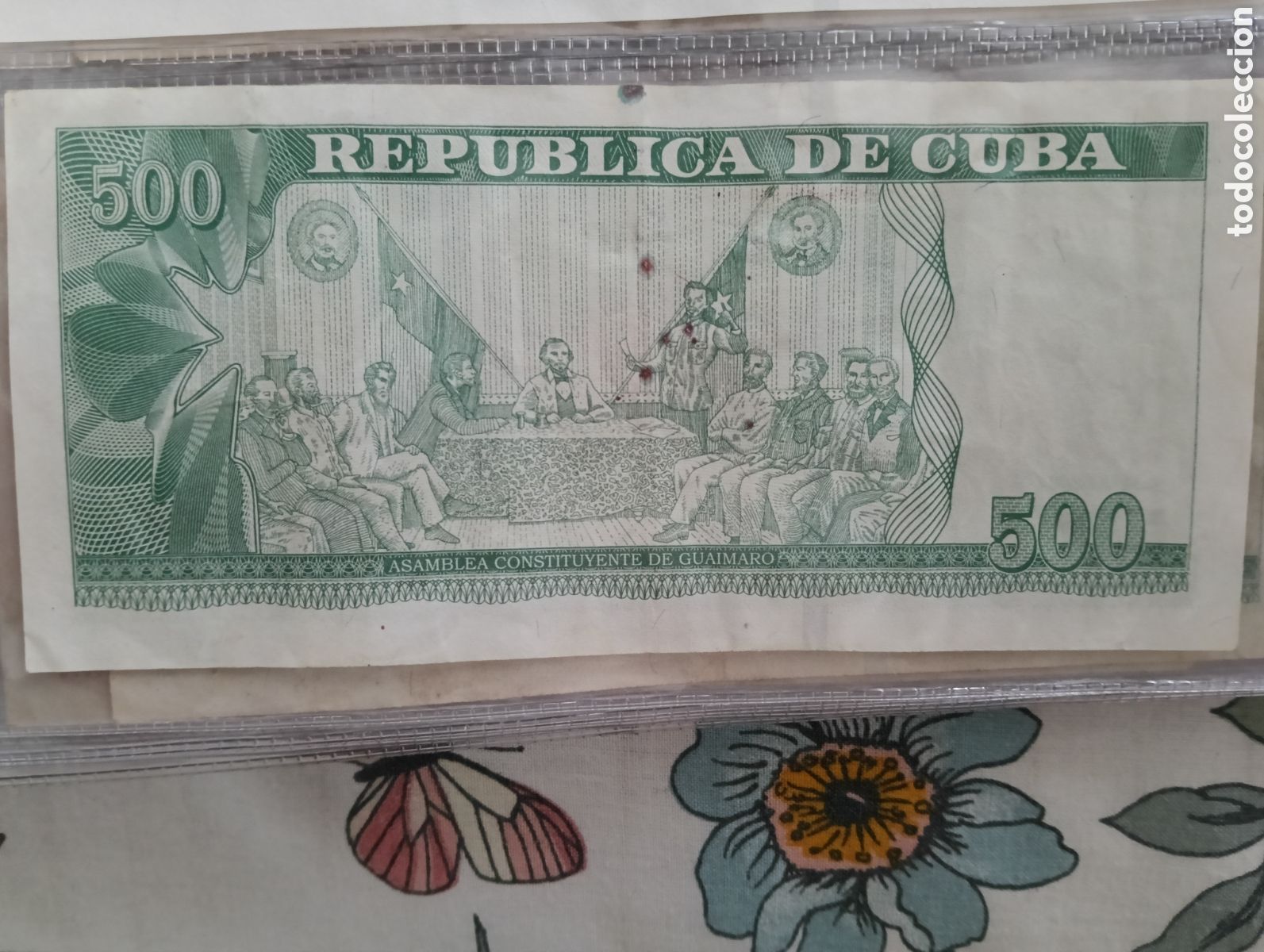 Material numism&aacute;tico: Billete de 500 pesos Cuba - Foto 2