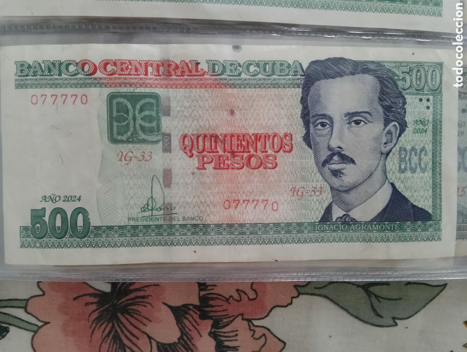Material numism&aacute;tico: Billete de 500 pesos Cuba - Foto 1