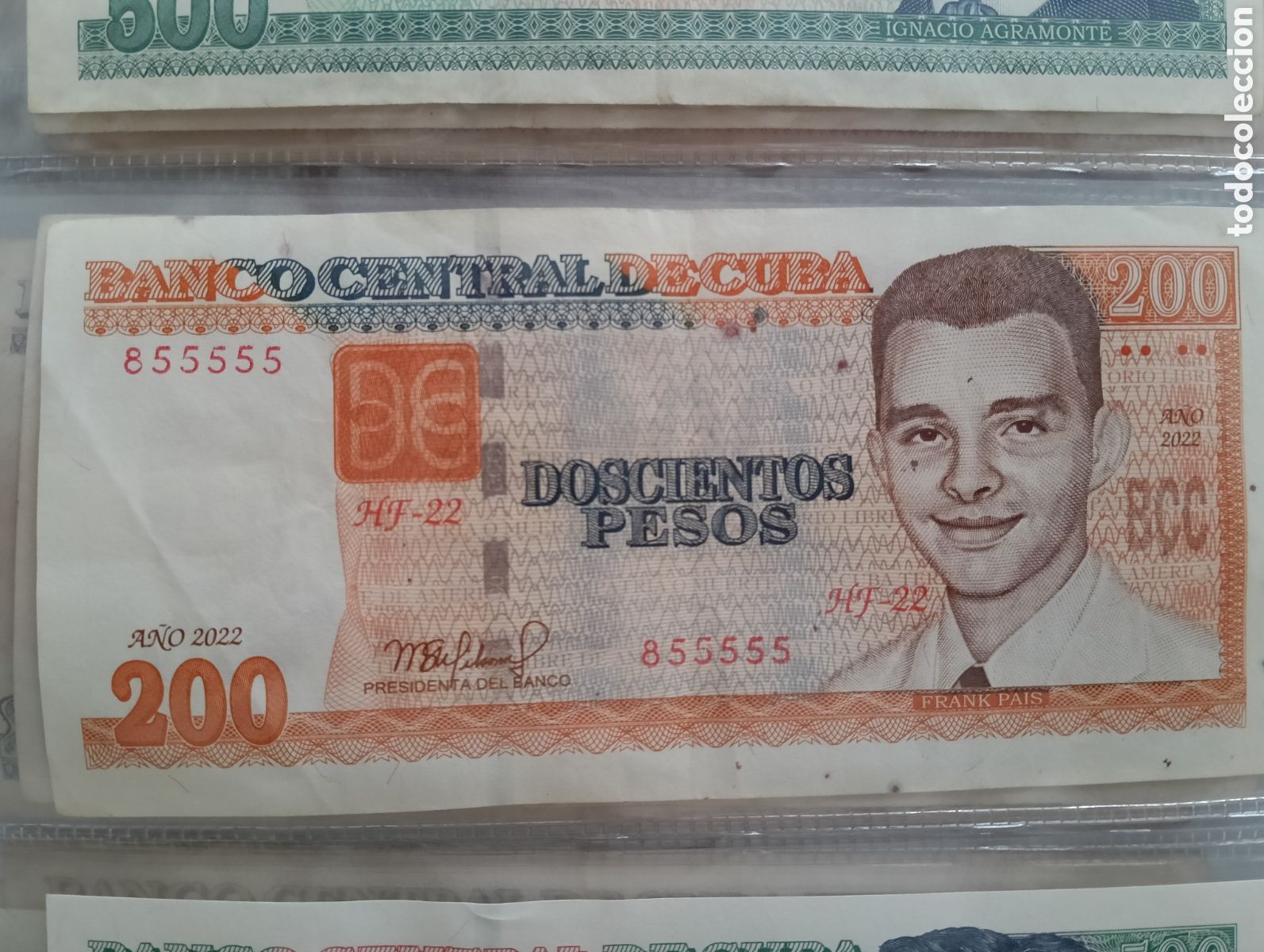 Material numism&aacute;tico: Billete de 200 pesos Cuba semisolido - Foto 1
