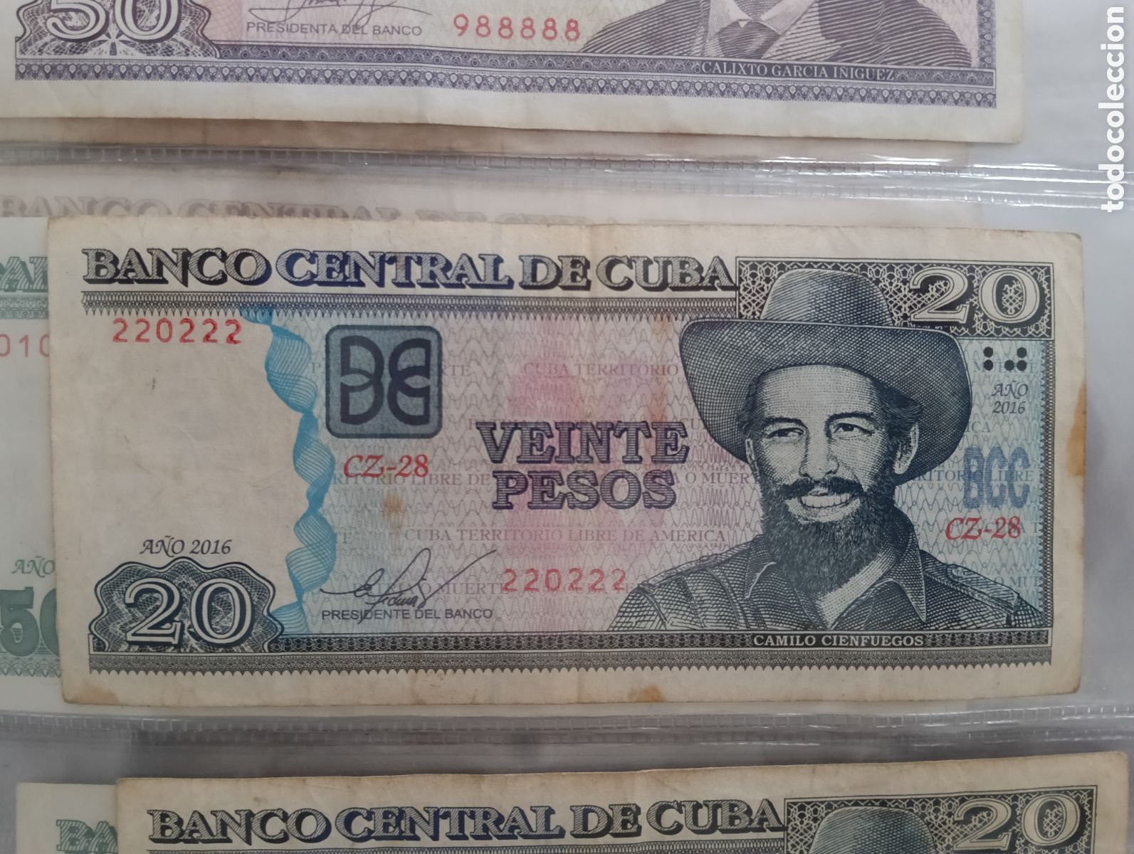 Material numism&aacute;tico: Billete de 20 pesos rep&uacute;blica de Cuba - Foto 1