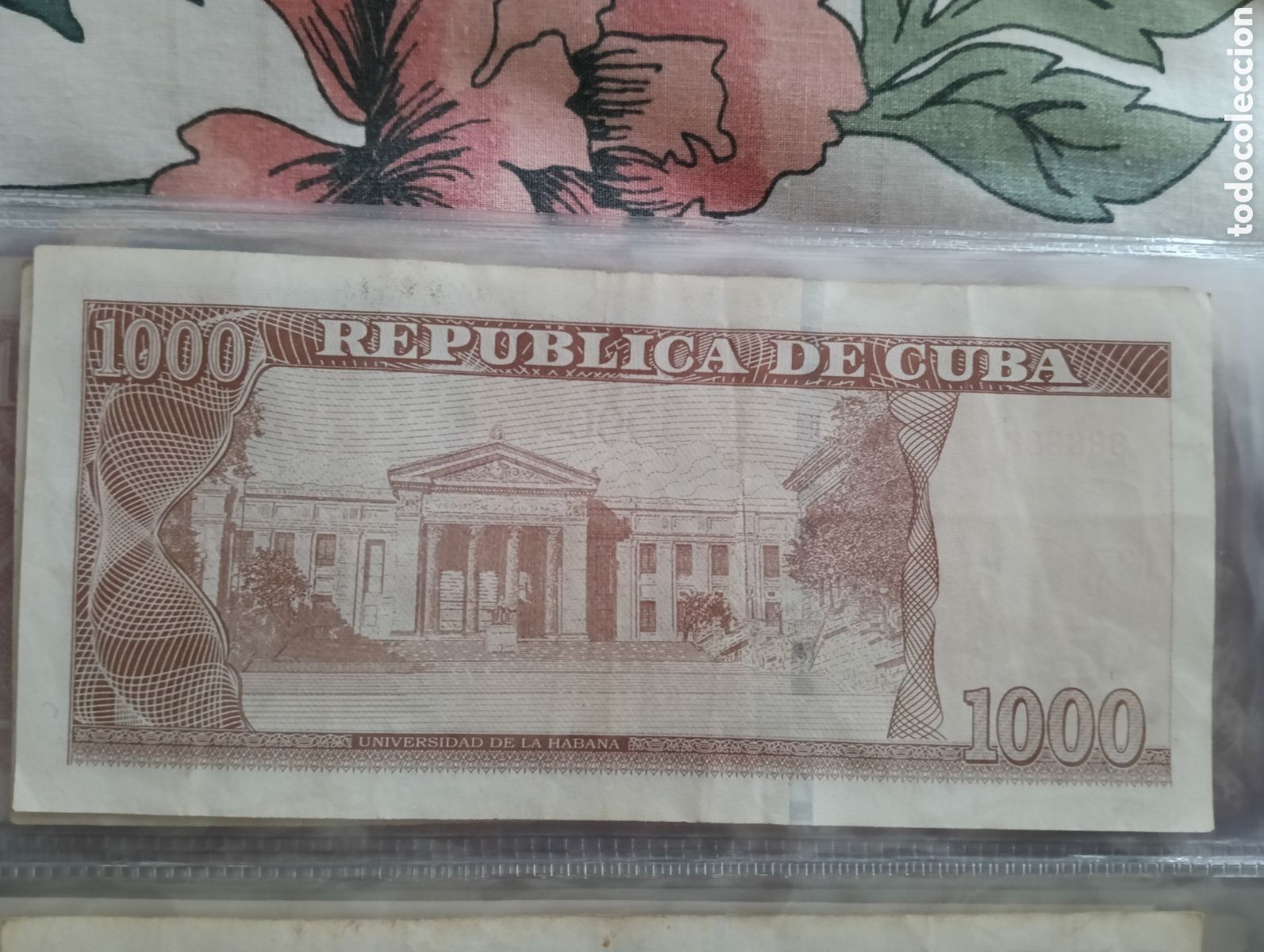 Material numism&aacute;tico: Billete de 1000 pesos cuba 2024 - Foto 2