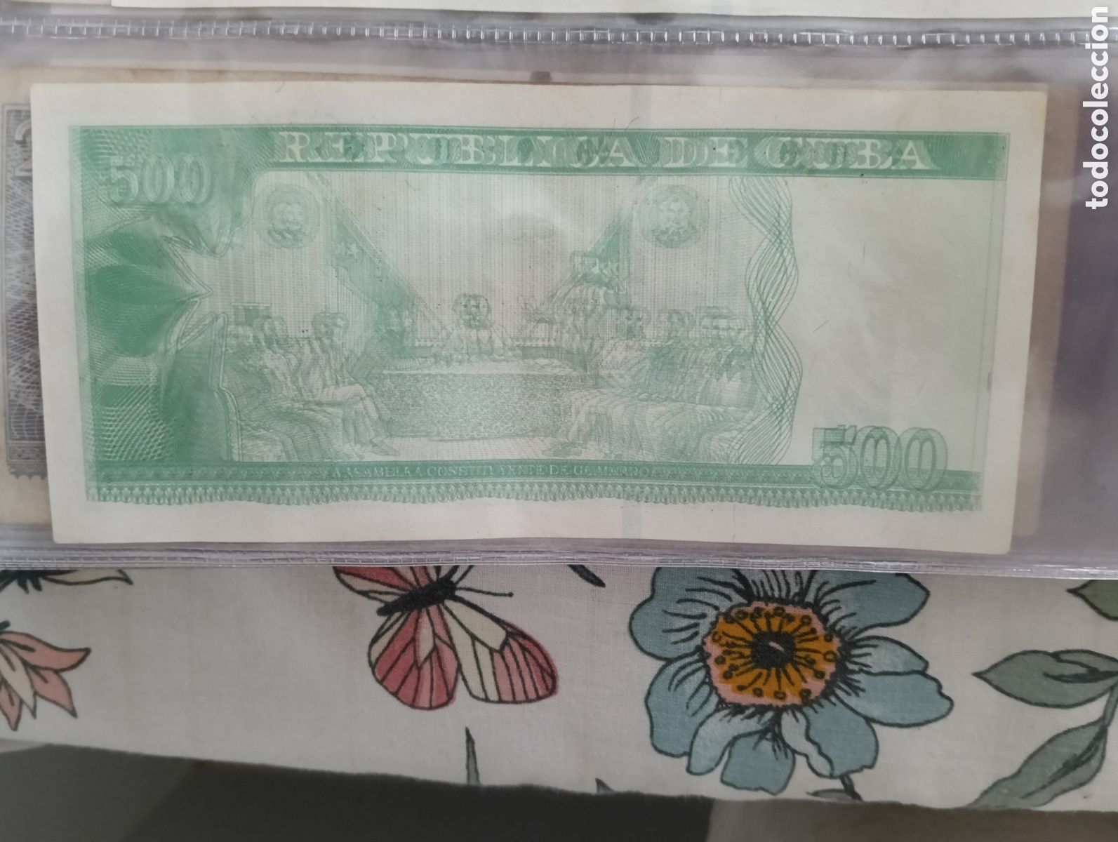 Material numism&aacute;tico: Billete de cuba , error de impresi&oacute;n - Foto 2