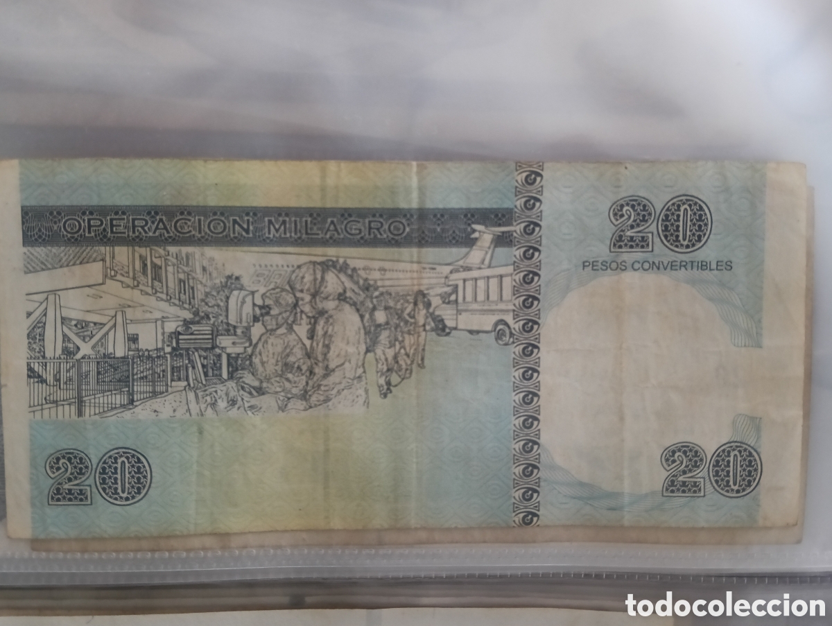 Material numism&aacute;tico: Billete de 20 d&oacute;lares convertibles Cuba - Foto 2