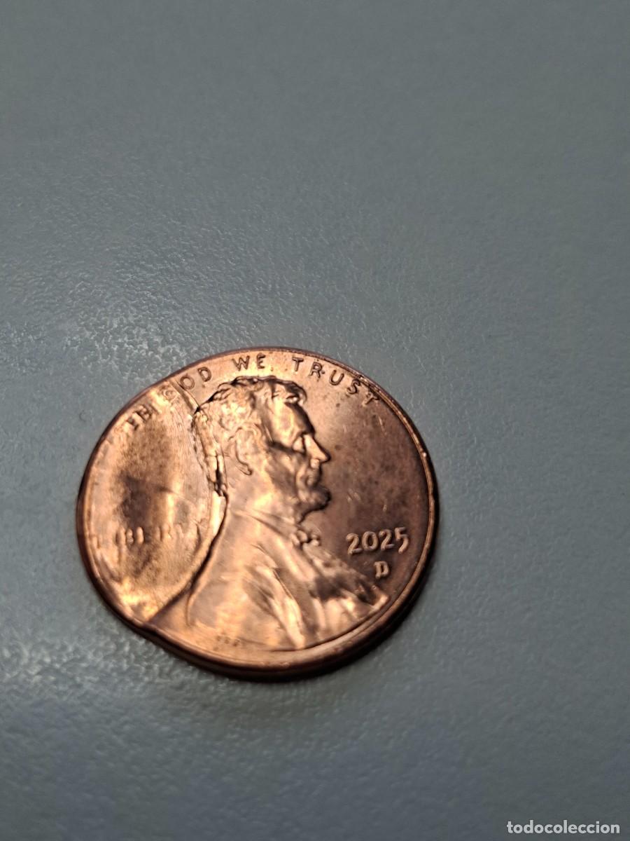 Material numism&aacute;tico: Strike error Lincond 2025-D - Foto 1