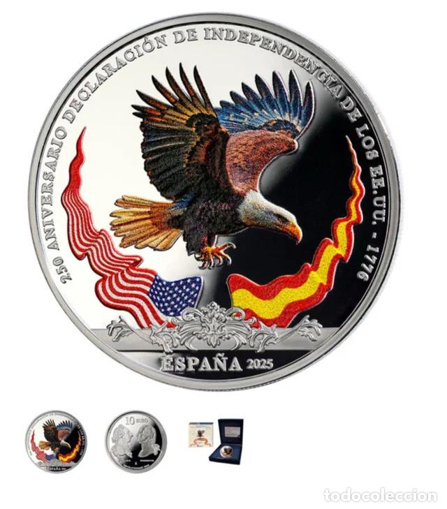 Material numism&aacute;tico: Moneda conmemorativa de 10 euros. - Foto 1