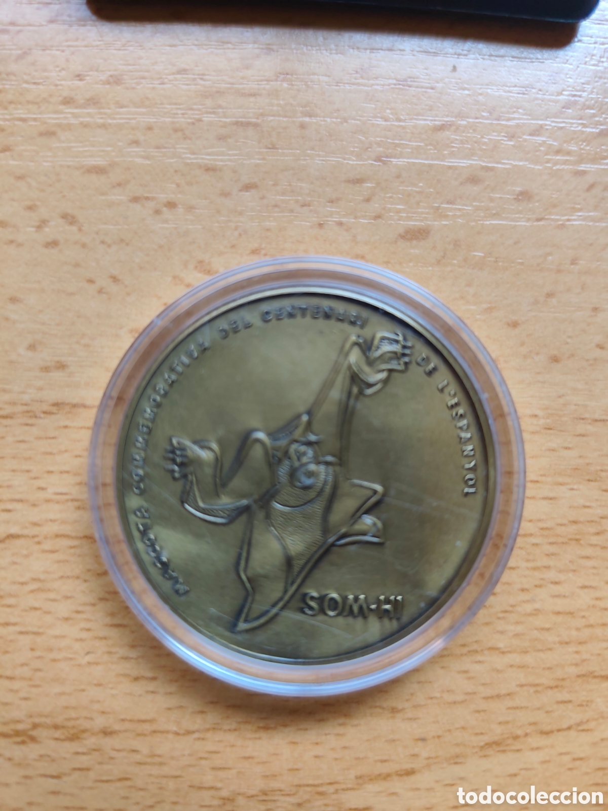 Material numism&aacute;tico: Moneda Rcd espa&ntilde;ol Centenario de bronce - Foto 2