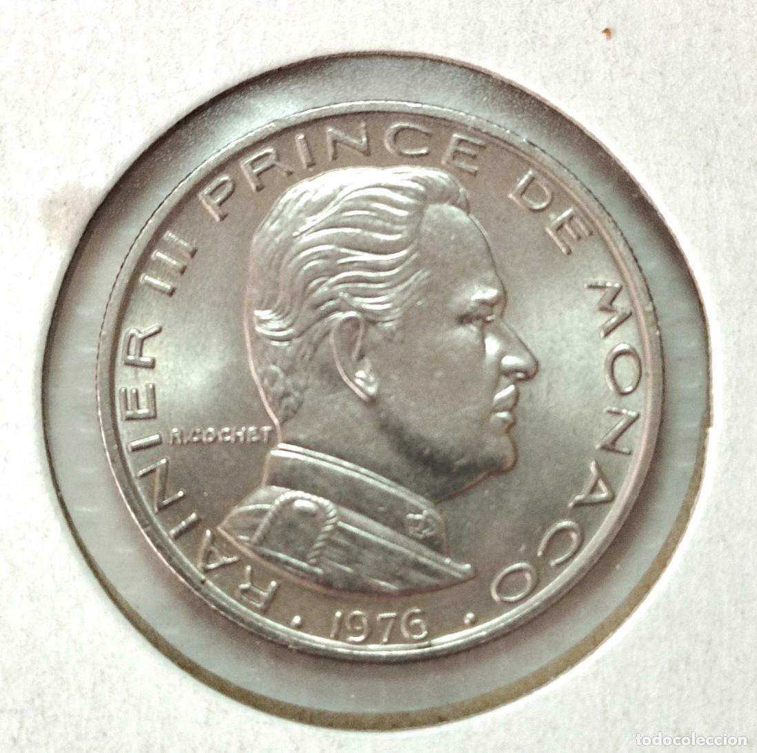 Material numism&aacute;tico: EUROPA . M&Oacute;NACO . 1 FRANCO 1976 . SIN CIRCULAR