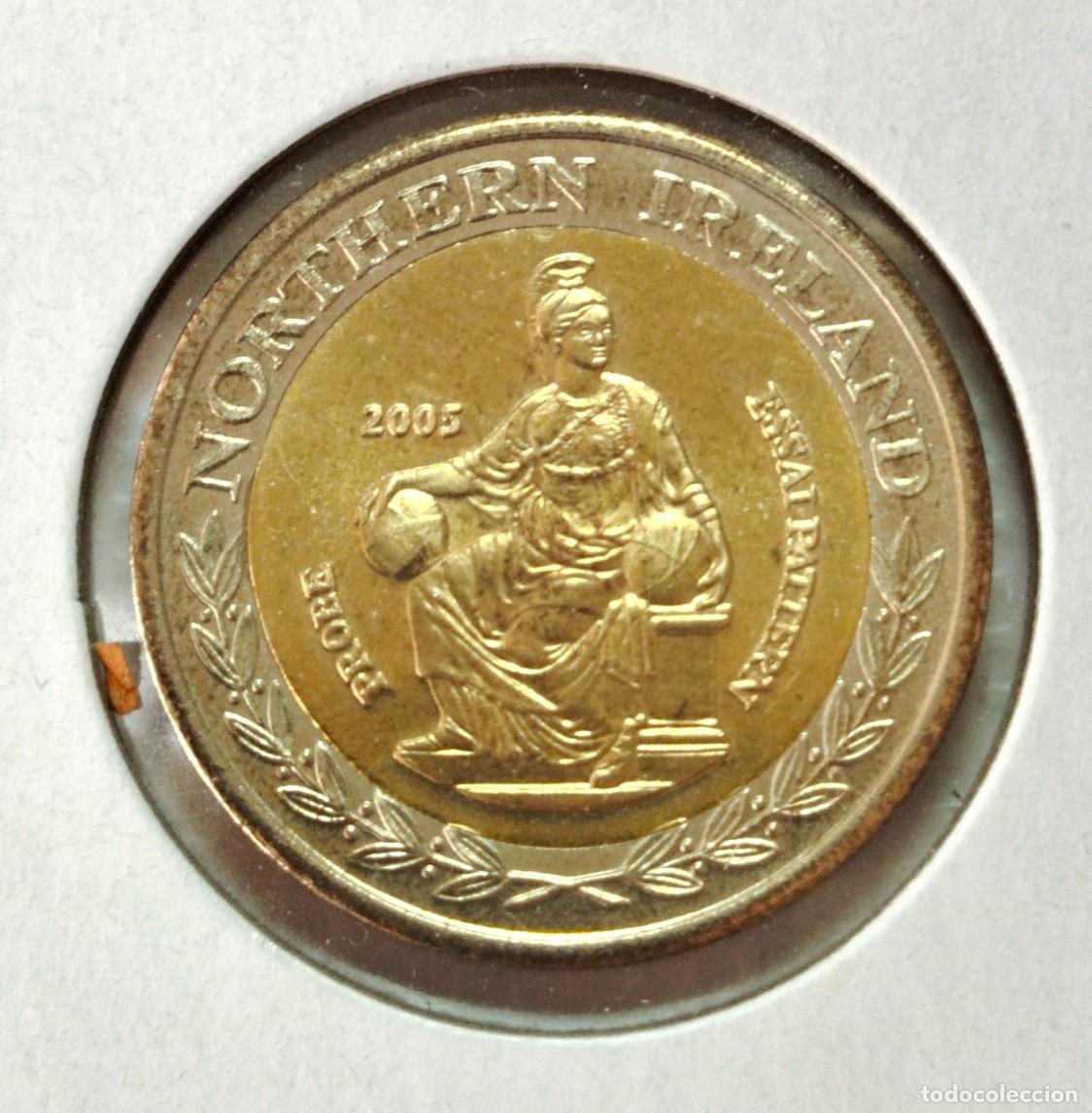 Material numism&aacute;tico: EUROPA . IRLANDA DEL NORTE , 2 EUROS 2005 . PRUEBA . SIN CIRCULAR
