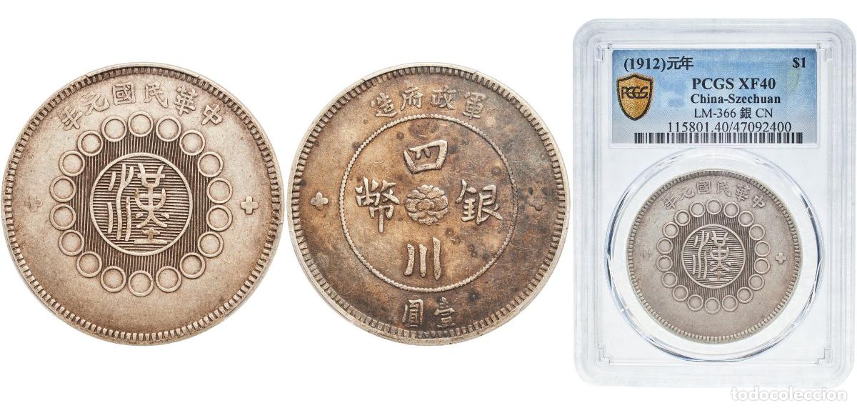 Material numism&aacute;tico: China Szechuan Province Province of People's Republic of China 1912 1 Yuan / Dollar Silver (5567000