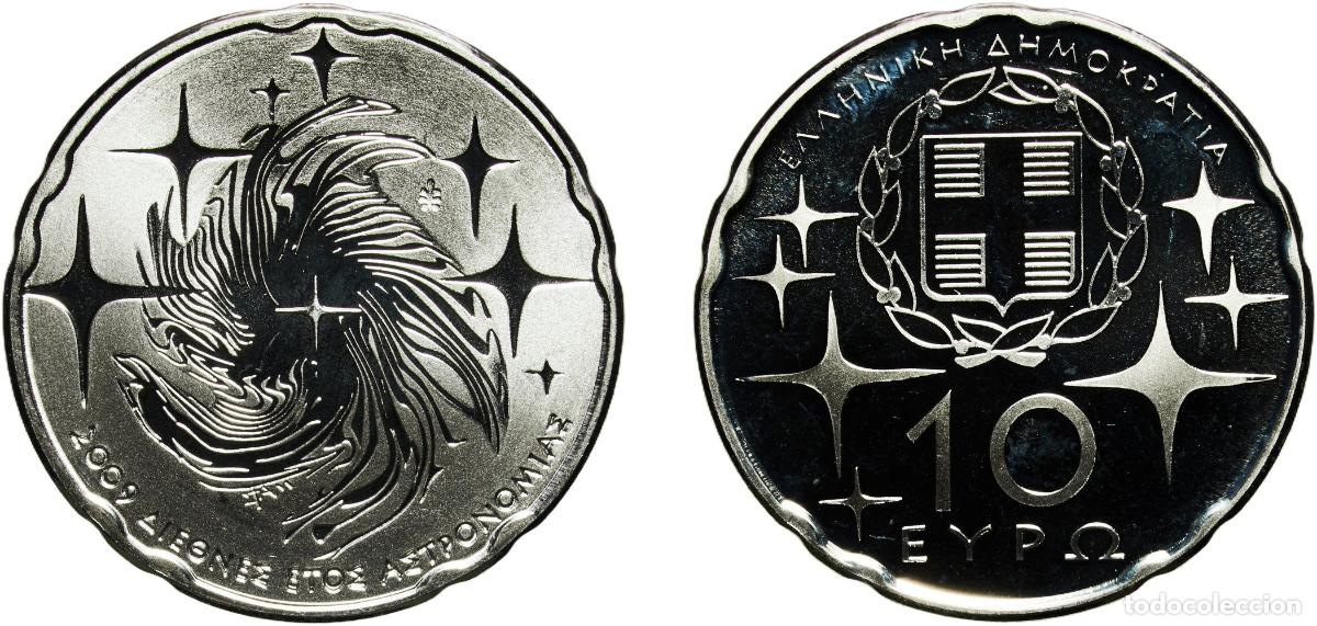 Material numism&aacute;tico: Greece Third Hellenic Republic 2009 10 Euros (International Year of Astronomy) Silver (.925) The Na