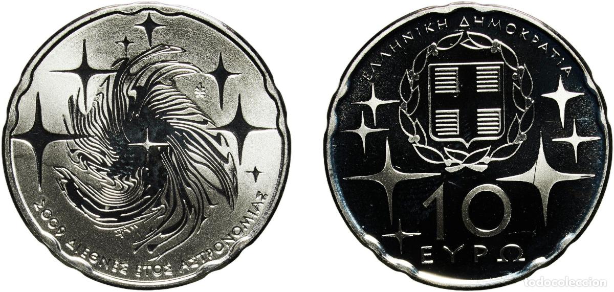 Material numism&aacute;tico: Greece Third Hellenic Republic 2009 10 Euros (International Year of Astronomy) Silver (.925) The Na