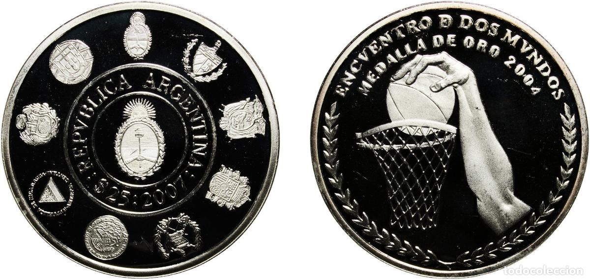 Material numism&aacute;tico: Argentina Federal Republic 2007 25 Pesos (Ibero-American Series - Olympic Games) Silver (.925) (Ag