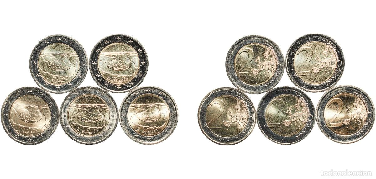 Material numism&aacute;tico: Germany Federal Republic 2025 2 Euros set complete (Bundesl&auml;nder II - &rdquo;Saarland&rdquo; . A,D,F,G,J) Bimet