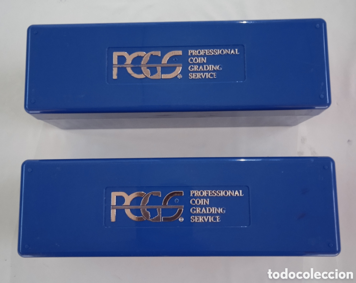 Material numism&aacute;tico: 2 CAJAS PCGS 25 UNIDADES CADA UNA