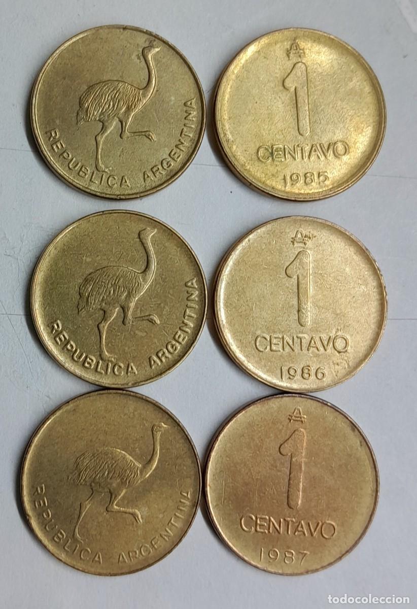 Material numism&aacute;tico: Coleccion Numismatica de Monedas Antiguas de Argentina-Australes 1985-1991