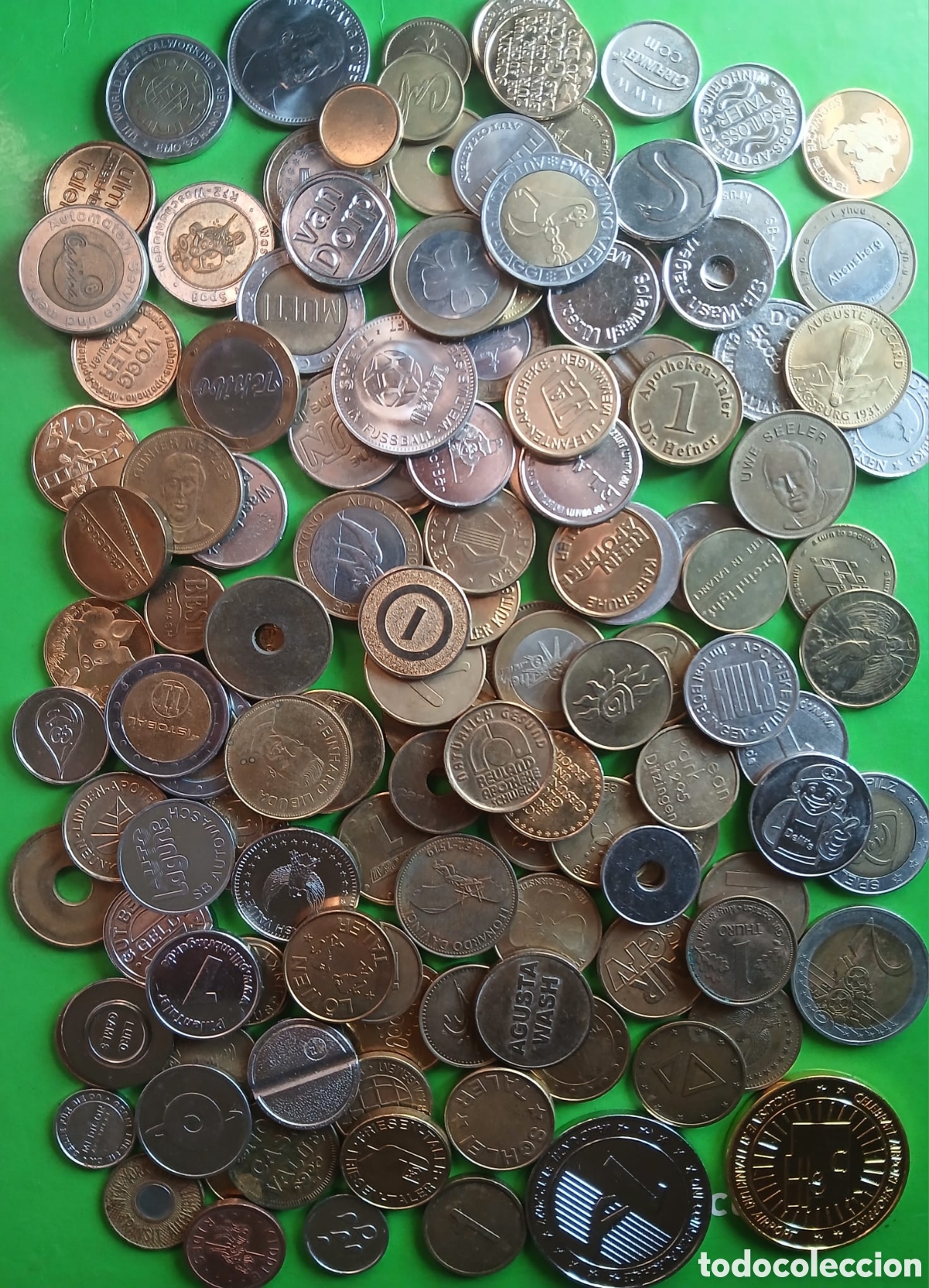 Material numism&aacute;tico: Lote 133 token/fichas diferentes!
